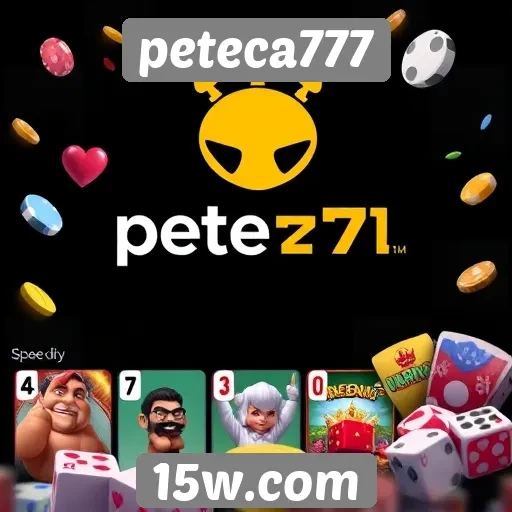 Opções de jogos disponíveis no peteca777